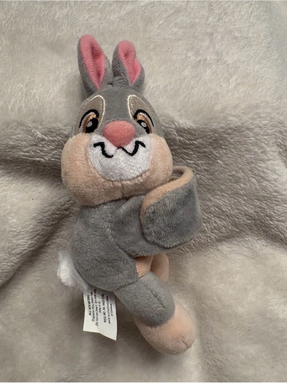 Disney Slap Bracelet Thumper Rabbit  Bambi Cutie Cuff Series 2 Plush